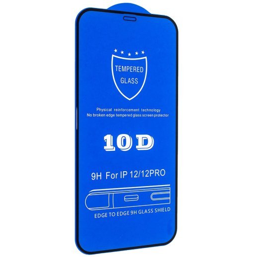 Захисне скло 10D для APPLE IPHONE 12 / 12 PRO 6,1"