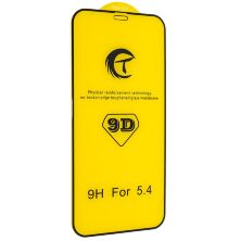 Захисне скло 9D GOOD QUALITY для APPLE IPHONE 12 mini 5,4" BLACK