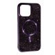 Накладка Diamond Magsafe для Apple iPhone 15 Pro Max Dark Violet