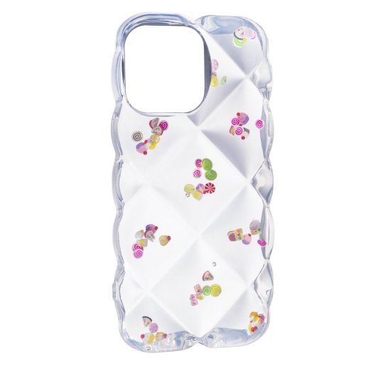 Силікон Summer Puffy для Apple iPhone 15 Pro Max Mix