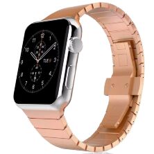 Ремінець металевий для годинника APPLE WATCH 38MM / 40MM / 41MM 1-Bead Metal №22 ROSE-GOLD