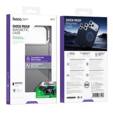 Карбоновий захисний чохол HOCO AS13 з MagSafe для APPLE iPhone 17 PRO MAX, чорний