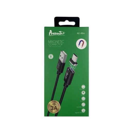 USB Cable Avantis AC-95m MagJet Micro Black