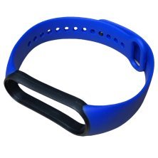 Ремінець силіконовий для XIAOMI MI BAND 5 / 6 / 7 двокольоровий