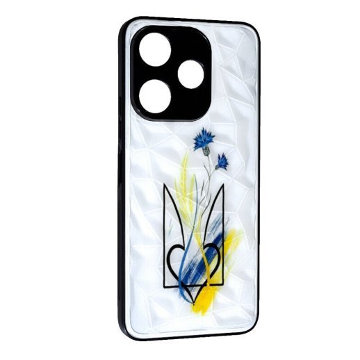 Накладка Prisma UA для Xiaomi Redmi 13/Poco M6 Ukraine with flowers