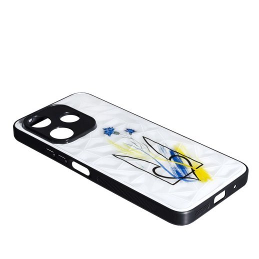 Накладка Prisma UA для Xiaomi Redmi 13/Poco M6 Ukraine with flowers