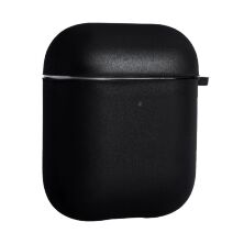 Чехол Silicone Case for Air Pods (with fibra) для AirPods 1 / 2 Black