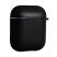 Чехол Silicone Case for Air Pods (with fibra) для AirPods 1 / 2 Black