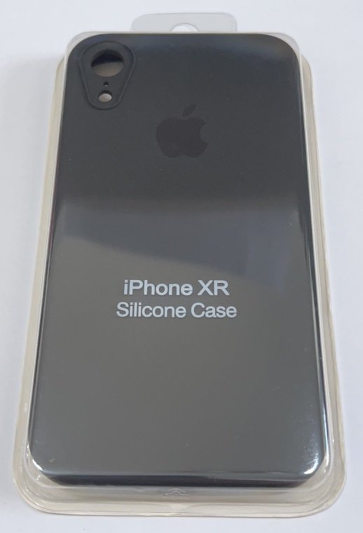 Чохол Silicone Case Copy Apple iPhone Xr Square Dark Grey, 28