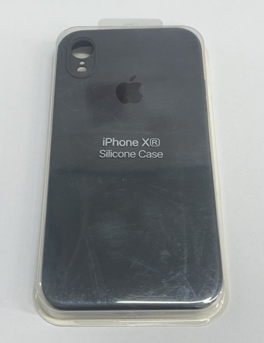 Чохол Silicone Case Copy Apple iPhone Xr Square Dark Grey, 28