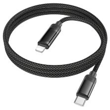 USB-C кабель HOCO U126 Type-C - Lightning, ЧОРНИЙ