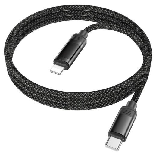 USB-C кабель HOCO U126 Type-C - Lightning, ЧОРНИЙ