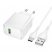 Мережевий зарядний пристрій HOCO CS111A 22.5W USB QC 3.0 + кабель USB - TYPE-C, білий