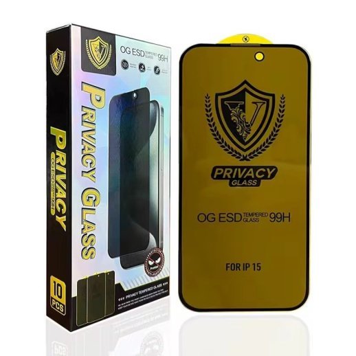 Захисне скло 99H OG ESD PRIVACY GLASS APPLE iPhone 15 PRO 6.1"