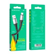 USB кабель BOROFONE BX88 Solid 60W silicone charging data USB - Type-C 5,8ММ