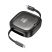 USB-C кабель HOCO U140 3в1 Type-C to Type-C с переходниками с Type-C на MicroUSB, Lightning, USB, 60W, 0.95 метра, чёрный