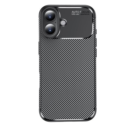 Силіконовий чохолНакладка Carbon для Apple iPhone 17 Black
