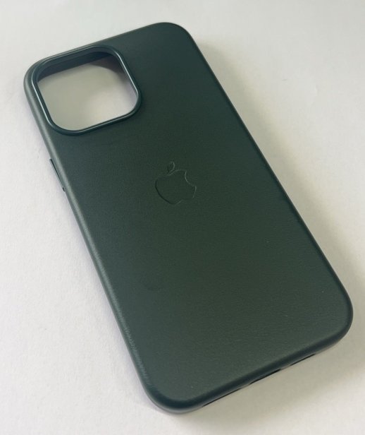 Чехол Leather Case Apple Iphone 15 ProMax  MagSafe Storm Blue