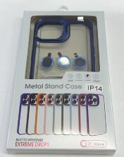 Чехол Metal Stand Case Apple Iphone 14 Blue 3