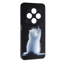 Накладка Fashion Mix для Xiaomi Redmi 14C/Poco C75 White Cat