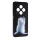 Накладка Fashion Mix для Xiaomi Redmi 14C/Poco C75 White Cat