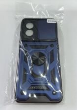 Armor Case With Curtain for Oppo A18/A38 Dark Blue
