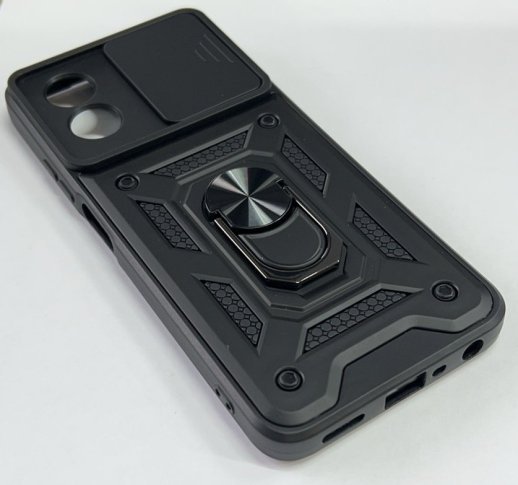 Armor Case With Curtain for Oppo A18/A38 Dark Blue