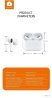 Бездротові навушники WUW R183 TWS Wireless earbuds БІЛИЙ (40)