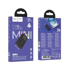 Зарядное устройство HOCO N74 25 Вт PD, один USB-C порт, чёрный
