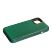 Накладка Leather New для Apple iPhone 14 Plus Green