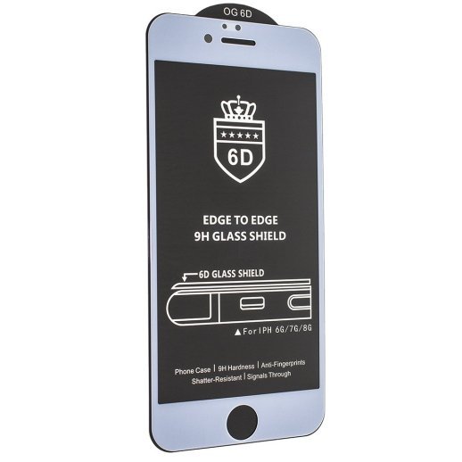 Захисне скло 6D для APPLE IPHONE 6 | 6S БІЛИЙ