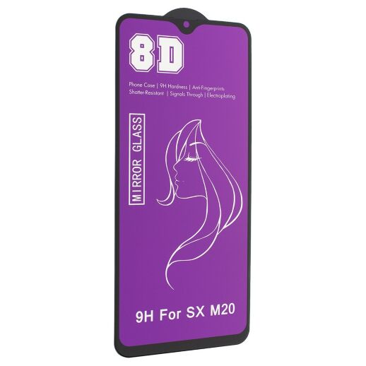 Захисне скло 8D MIRROR SAMSUNG M205F Galaxy M20 2019