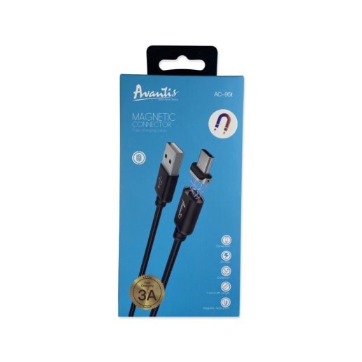 USB Cable Avantis AC-95t MagJet Type-C Black