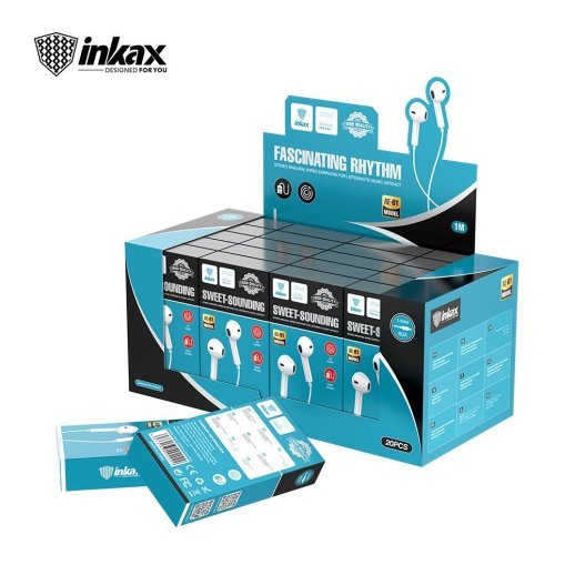 Навушники дротові до телефону INKAX AE-01 3.5mm