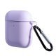 Чехол Silicone Case for Air Pods (with fibra) для AirPods 1 / 2 Purple