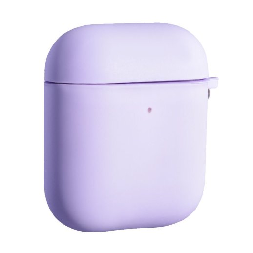 Чехол Silicone Case for Air Pods (with fibra) для AirPods 1 / 2 Purple