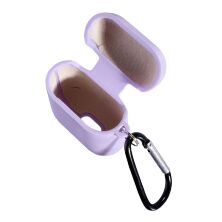 Чехол Silicone Case for Air Pods (with fibra) для AirPods 1 / 2 Purple