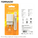 Сетевое Зарядное Устройство 2in1 TORNADO TD-14 (1USB 2.1A) Micro White