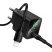 Мережевий зарядний пристрій HOCO CS83A Excellent PD20W + QC3.0 з цифровим дисплеєм + кабель TYPE-C - LIGHTNING, чорний