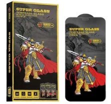 Захисне скло ESD+ SUPER GLASS APPLE iPhone 12 / 12 PRO 6,1" ЧОРНИЙ