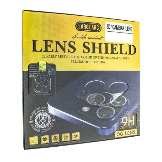 Захисне скло для камери 3D CAMERA LENS SHIELD APPLE iPhone 16 PRO MAX 6.9" прозоре