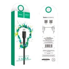 USB кабель HOCO U31 USB - Lightning 1м ЧОРНИЙ