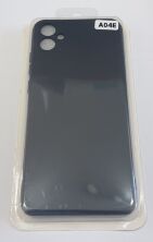 Чохол Silicone Case for Samsung A04E (A042F) No Logo Black