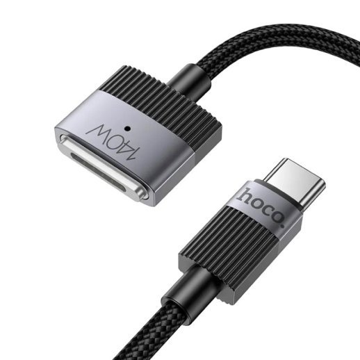 USB-C кабель HOCO U141 USB-C - MagSafe 3 (Mag3) Magnetic Charging Cable 140W, чорний