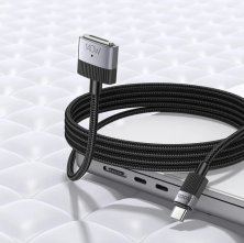 USB-C кабель HOCO U141 USB-C - MagSafe 3 (Mag3) Magnetic Charging Cable 140W, чорний