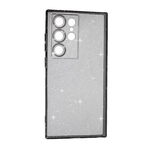 Силіконовий чохол Clear Shine для Samsung S24 Ultra Black