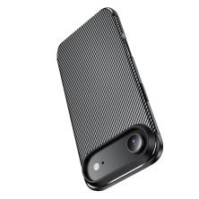 Силіконовий чохолНакладка  Carbon для Apple iPhone 17 Air Black