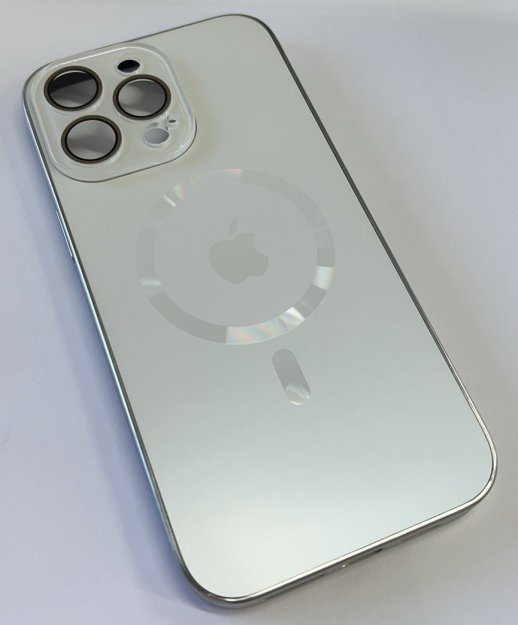 Чехол AG-ACRYLICS  Magsafe for Apple Iphone 14 ProMax White Titanium