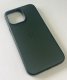 Чехол Leather Case Apple Iphone 15 ProMax  MagSafe Shirt Green