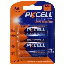 Батарейка AA лужна PKCELL LR6 1.5V, 4 штуки БЛИСТЕР